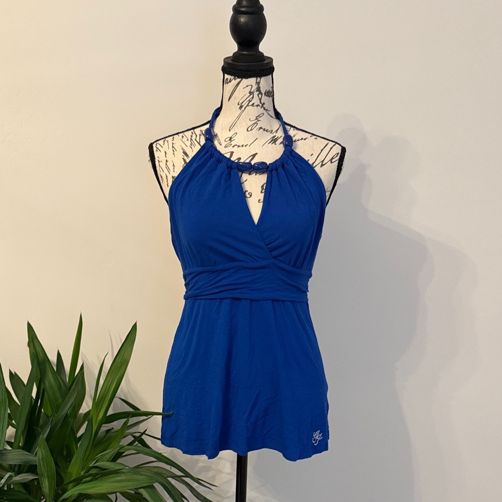 Guess Blue Halter Top
